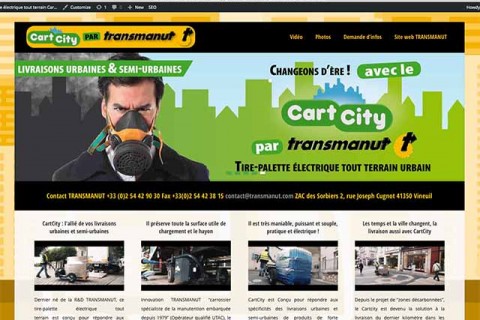 Site web CartCity par TRANSMANUT